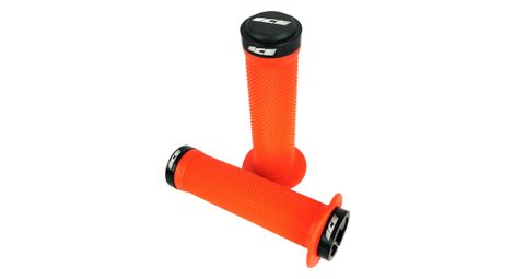 Ice grips fury lock-on red/black