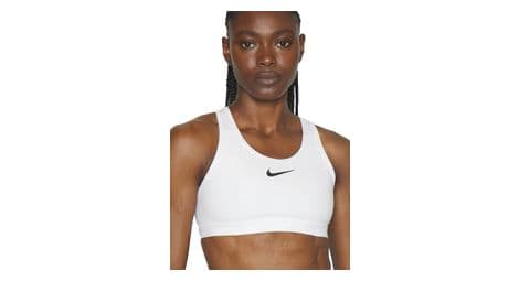 Brassière femme nike swoosh high support blanc 