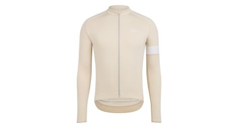 Maillot manches longues rapha core beige clair