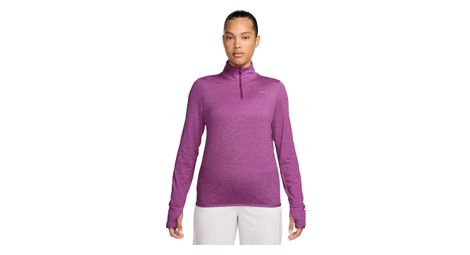 Camiseta con cremallera 1/4 nike swift uv violeta para mujer