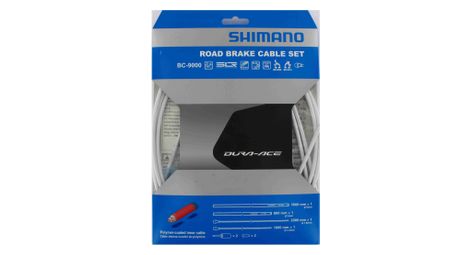 Shimano kit cables et gaines frein dura ace 9000 blanc
