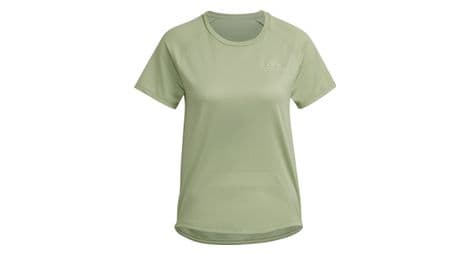 Camiseta adidas running adizero manga corta verde mujer