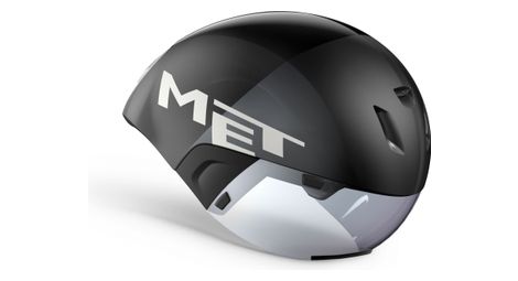 met codatronca helmet black silver matt glossy