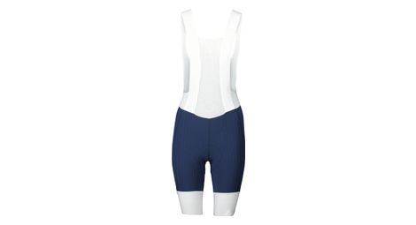 Pantalón corto poc raceday mujer azul marino/blanco m