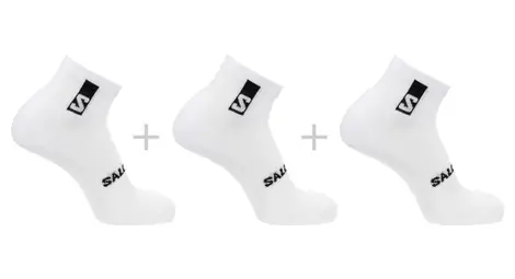 Salomon everyday ankle calcetines de 3 pares blanco unisex 39-41