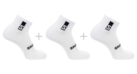 Salomon everyday ankle 3-pair socks white unisex
