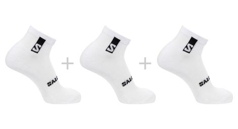 Salomon everyday ankle calcetines de 3 pares blanco unisex 39-41