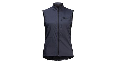 Gilet sans manches femme jack wolfskin morobbia alpha gris