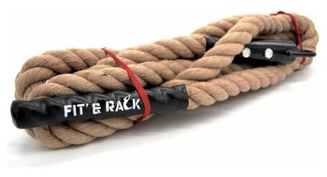 Corde a grimper fit et rack 6m d38