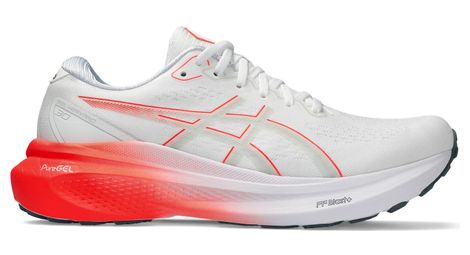 Asics gel kayano 30 running shoes white red 42.1/2