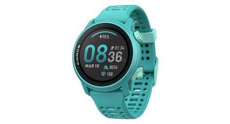 Reloj gps coros pace 3 correa de silicona verde esmeralda