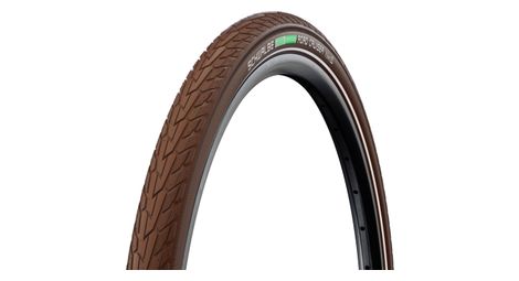 Pneu schwalbe road cruiser 26 tubetype rigide kguard sbc flancs reflex marron