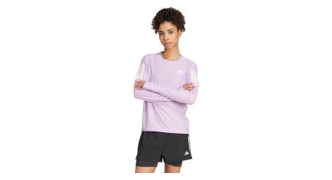 Maillot manches longues adidas Performance Own the Run Rose Femme