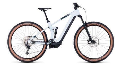 Cube stereo hybrid 140 hpc pro 625 electric full suspension mtb shimano deore 11s 625 wh 29'' frost white 2023