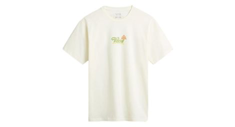 T shirt vans pineapple skull blanc jaune
