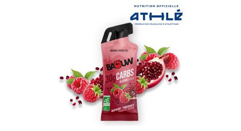 Gel Energétique Stick Baouw Framboise/Grenade - 44g