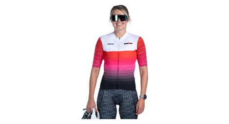 zoot ltd cycle aero ironman velocity women s short sleeve jersey