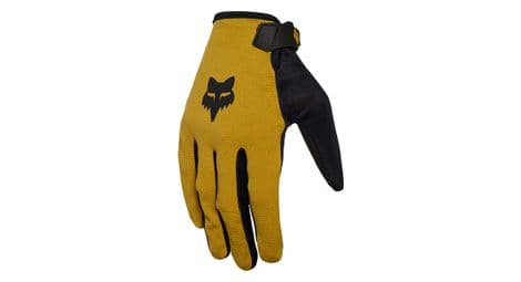 Guantes largos fox ranger amarillos