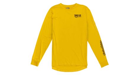 Camiseta de manga larga troy lee designs ruckus ride amarilla