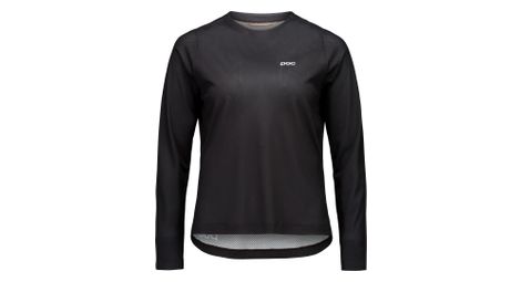 Maillot de manga larga poc motion air mujer negro