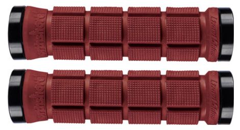 Paire de grips lizard skins northshore lock-on rouge