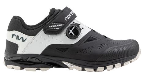 Chaussures vtt northwave spider plus 3 noir/gris clair