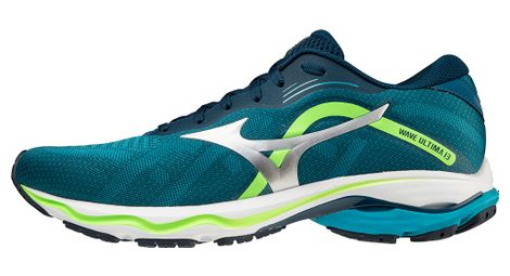 Chaussures de running mizuno wave ultima 13 bleu vert
