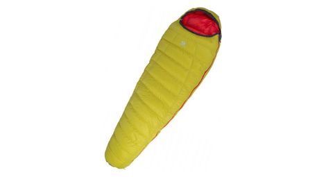 Sac de couchage momie SirJoseph trekking Rimo II 600-gauche 200 cm-jaune