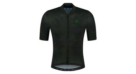 Maillot manches courtes velo rogelli jungle - homme - vert olive