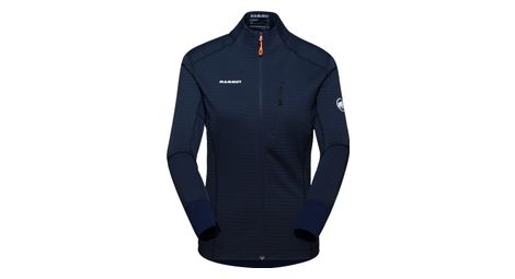Fleece Women Mammut Taiss Light Marineblau