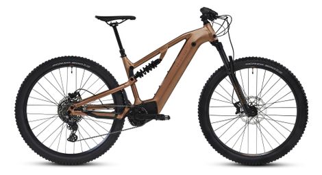 Rockrider e-expl 700 s shimano deore 10v 630wh 29'' bruin volledig geveerde elektrische mountainbike 2024