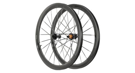 Paire de roues Progress Orbit 450 | 12x100/12x142 mm | Center Lock | Rayon Carbone
