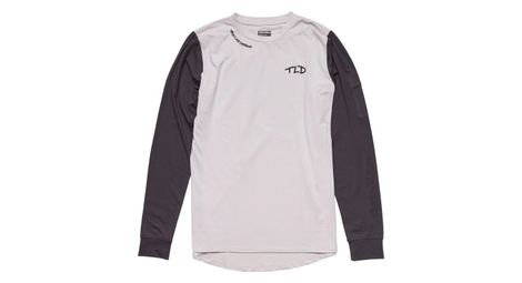 Camiseta de manga larga para niños troy lee designs ruckus ride gris