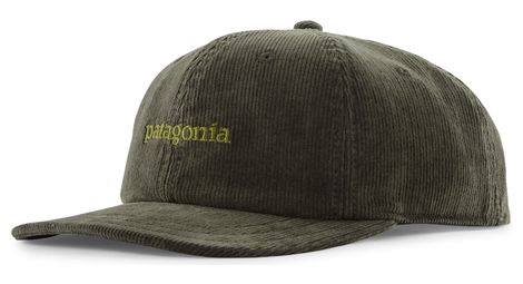 Casquette patagonia corduroy vert unisexe