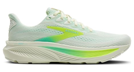 Chaussures Running Brooks Ghost 17 Blanc/Vert Femme