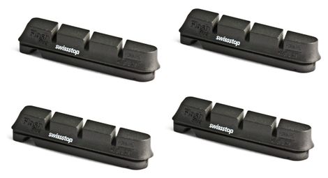 X4 cartouches de patins de freins swissstop flash pro original black shimano sram jantes aluminim