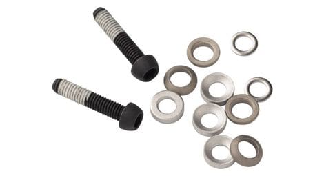 Adaptateur sram mounting bolts titanium t25/22mm (flat)