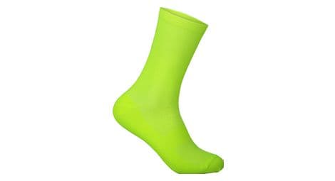 Chaussettes poc fluo mid jaune fluo/vert