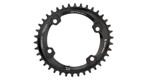 Wolf tooth elliptical 110 bcd asymmetric 4-bolt shimano grx chainring drop-stop b black