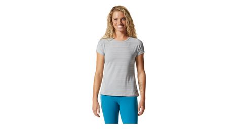 T-shirt mountain hardwear mighty stripe gris femme