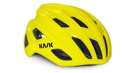 Kask mojito cube yellow fluo - casque route - jaune