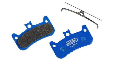 Pair of elvede organic brake pads for formula cura 4