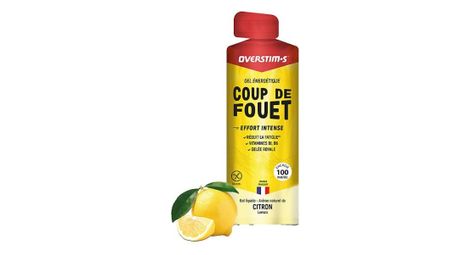 Gel énergétique overstims coup de fouet citron - 34g