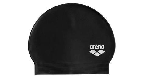 Bonnet de Bain Arena Soft Latex II Noir/Blanc Unisexe