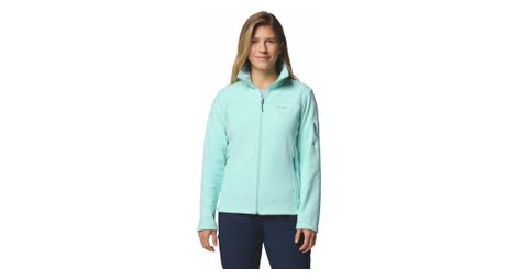 Polaire manches longues columbia fast trek ii turquoise femme