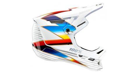 Casco integral knox 100% aircraft composite / blanco