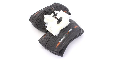 Pneus bmx 2x mac2+ pliables + 2x chambre à air schwalbe aerothan