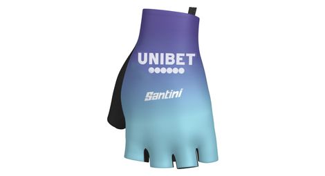 Guantes cortos santini team unibet rockets azul