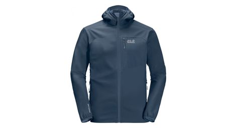 Veste softshell jack wolfskin eagle peak ii bleu