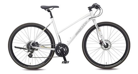 Velo de ville femme monty indie shimano altus 7v 700 mm blanc 2022